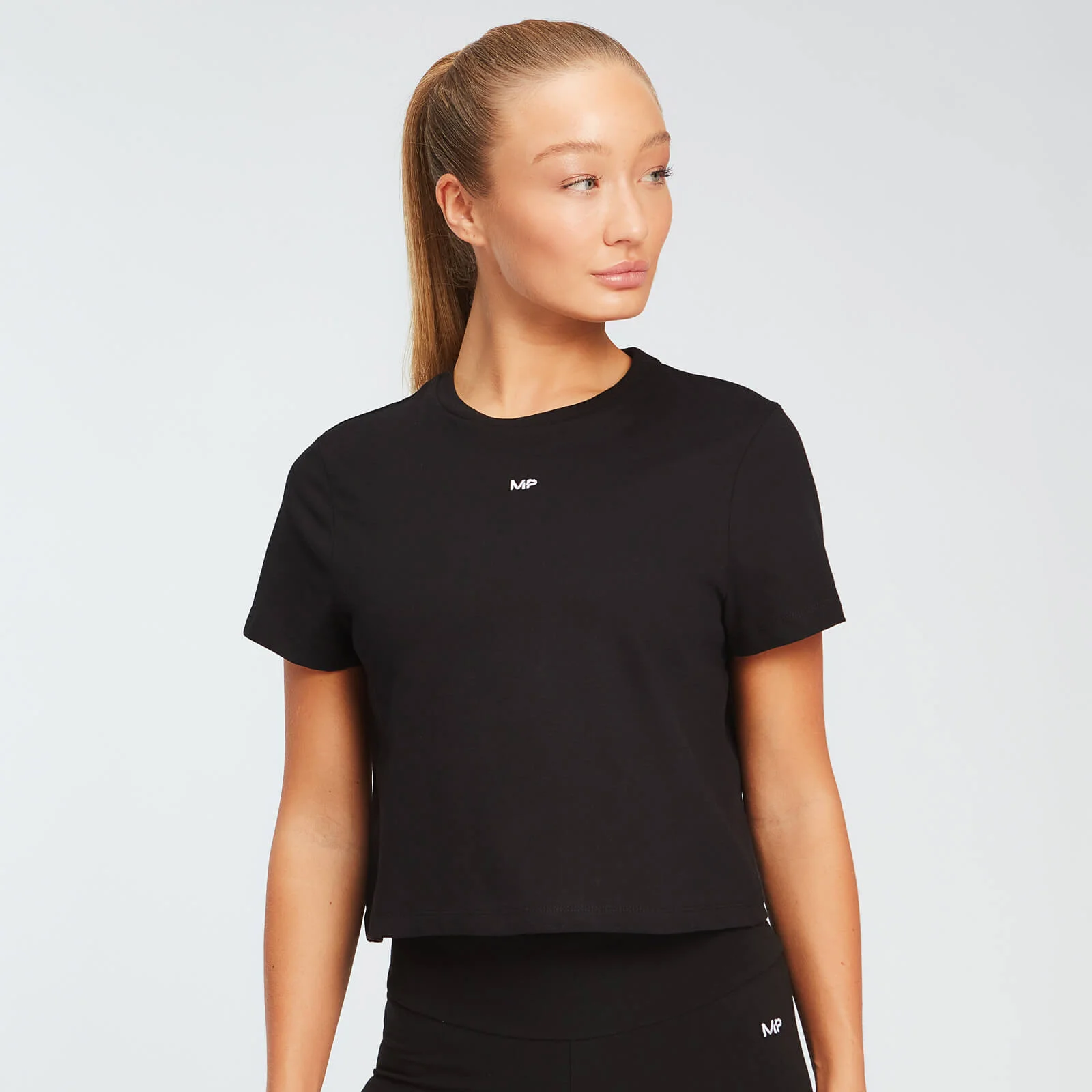 MP Essentials Crop T-shirt - Til kvinder - Sort - XS Billede 1