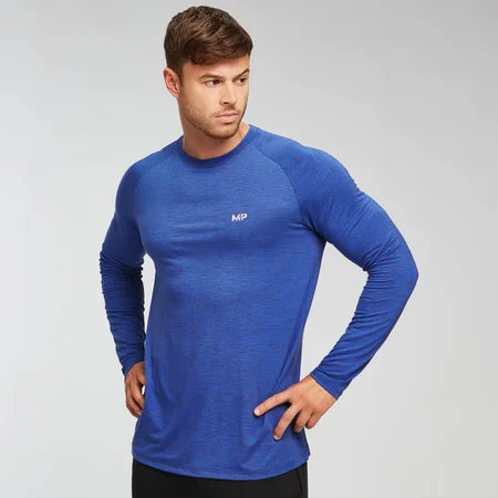 MP Performance Long Sleeve T-Shirt - Cobalt/Sort