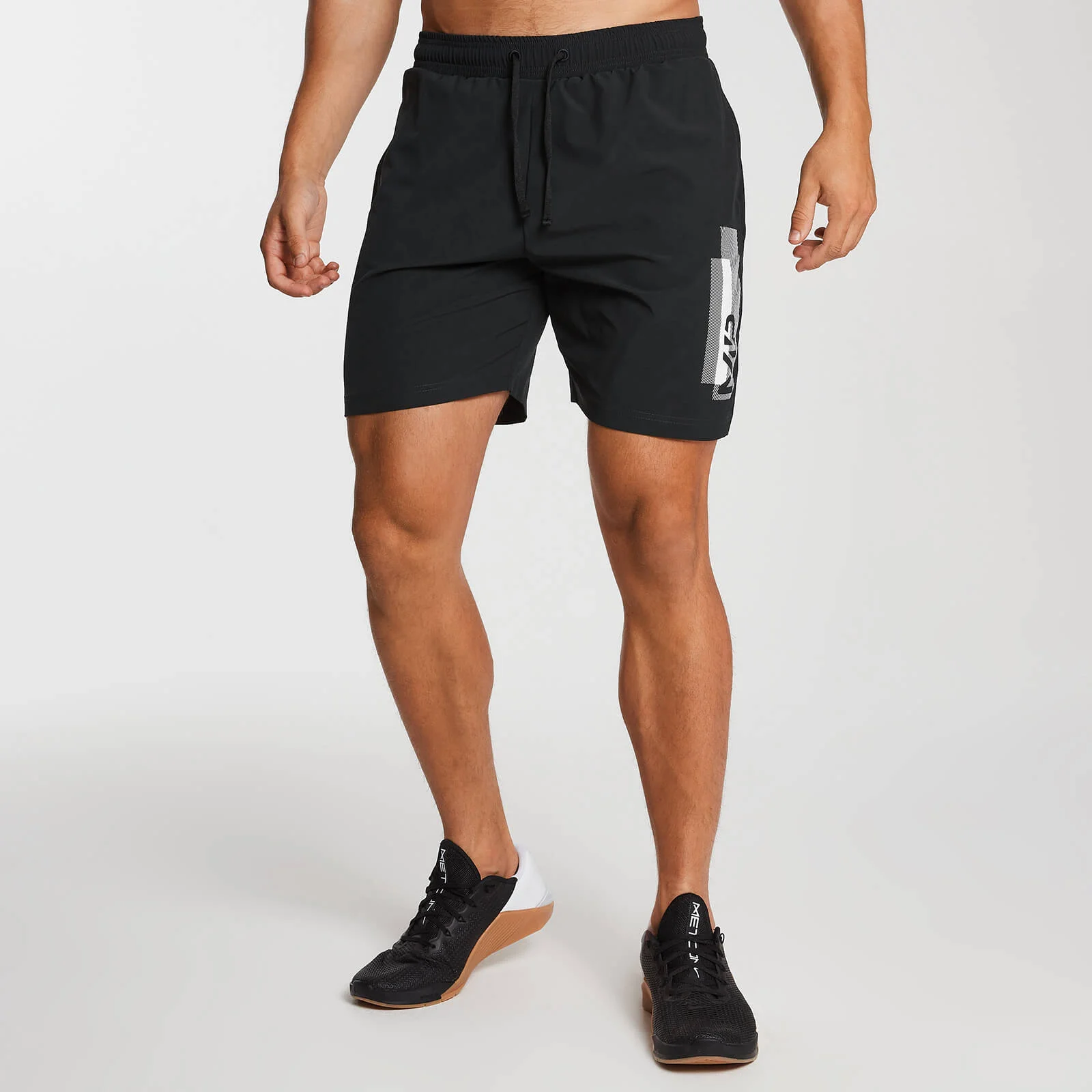 Training Shorts med tryk - Til mænd - Sort - XS Billede 1