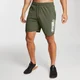 Training Shorts med tryk - Til mænd - Army Green