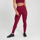 MP Training sømløse leggings i rib til kvinder – Plum
