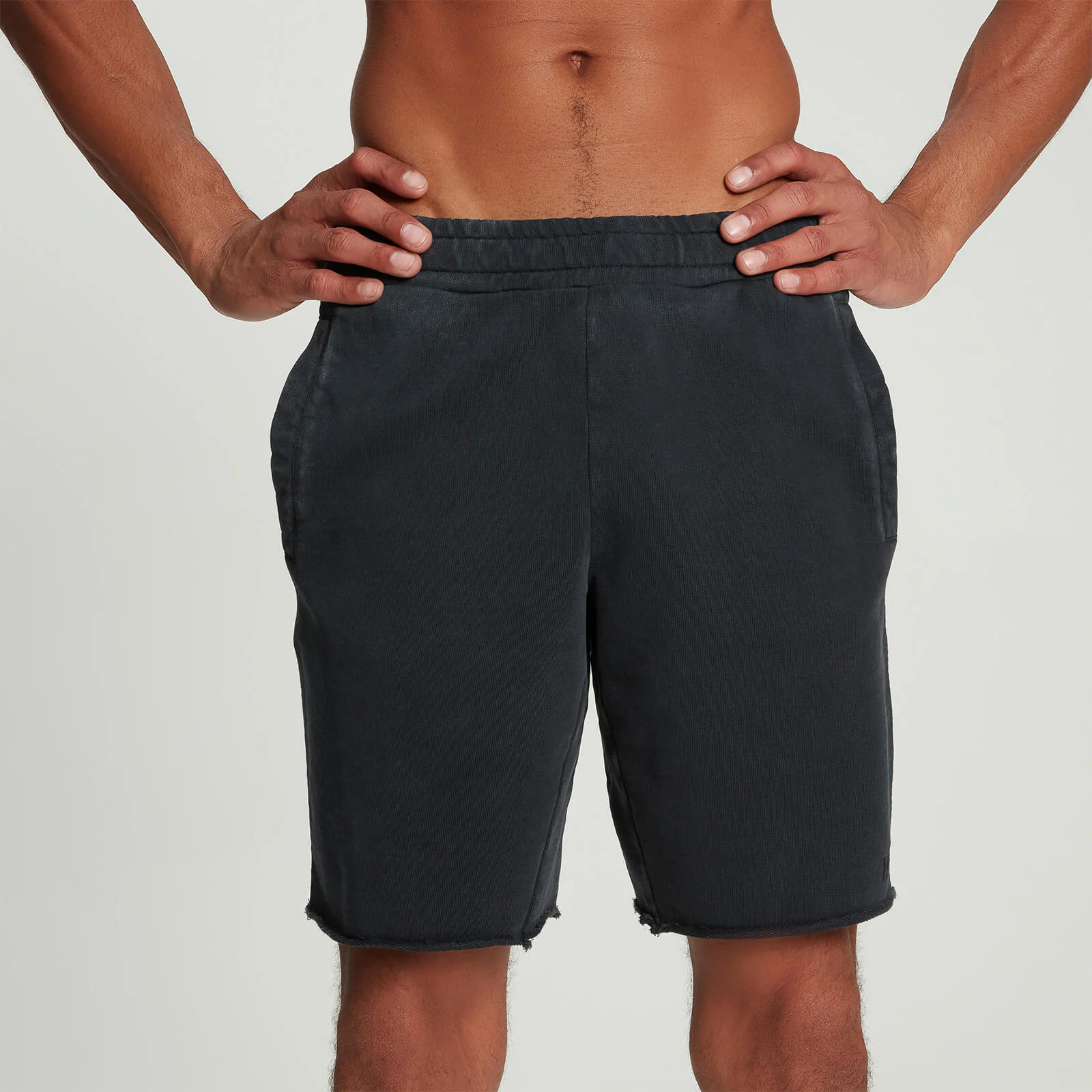 MP Training sweatshorts til mænd – Falmet Sort - XS Billede 1