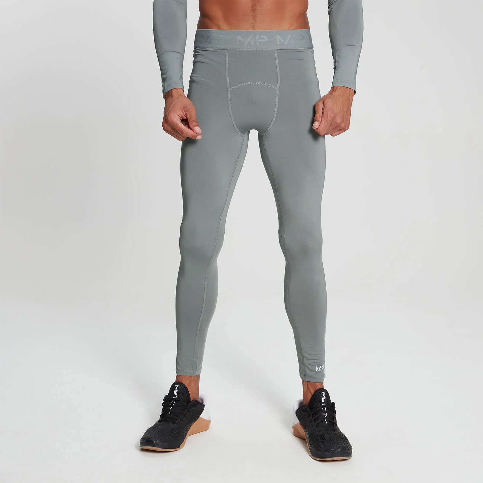 MP Base Layer leggings til mænd – Storm - XXS Billede 1
