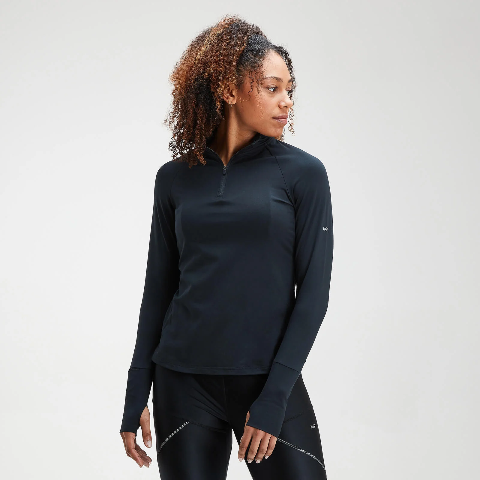 MP Velocity 1/4 Zip Top til kvinder – Sort - XXS Billede 1