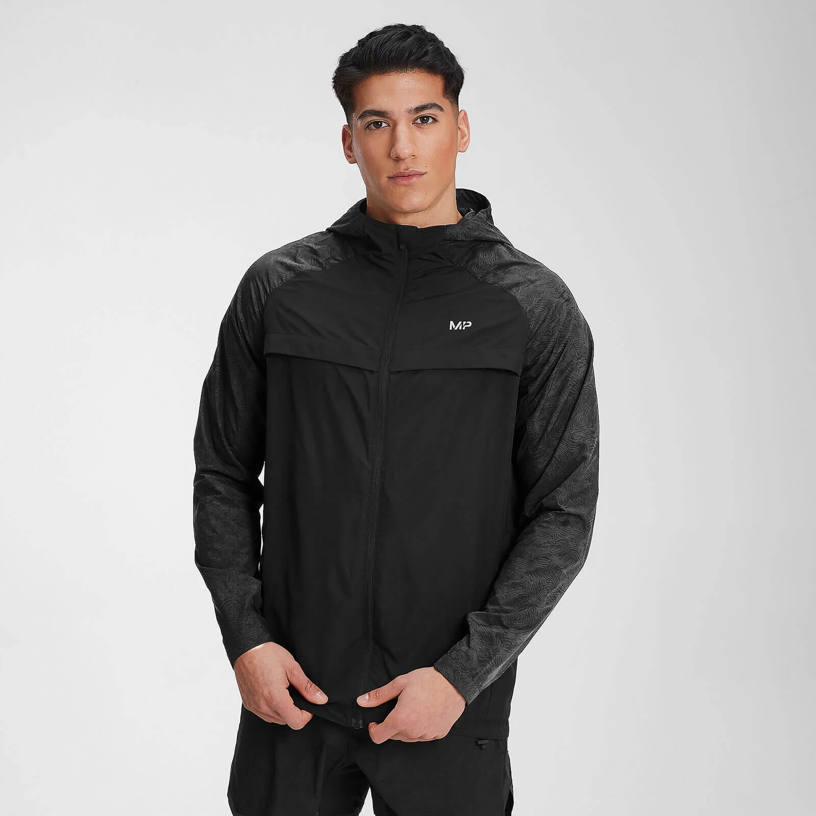 Velocity Packable Running Jacket til mænd – Sort - XXS Billede 1
