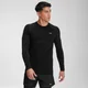Velocity Long Sleeve Top til mænd – Sort