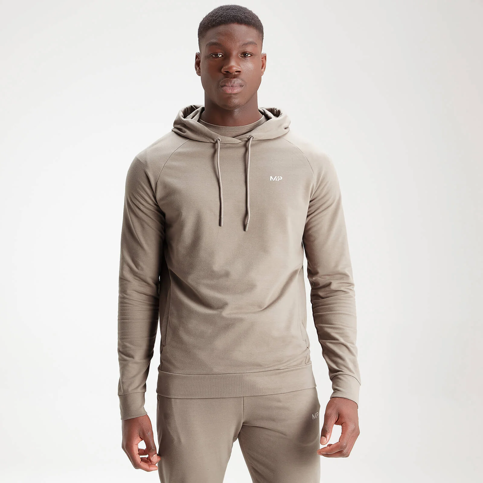 MP Men's Form Pullover Hoodie - Taupe - XXS Billede 1