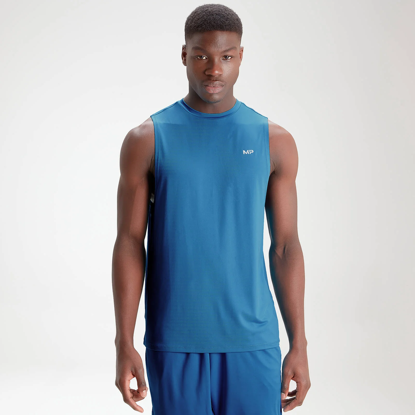 MP Men's Essentials Training Tank - Aqua - XXS Billede 1