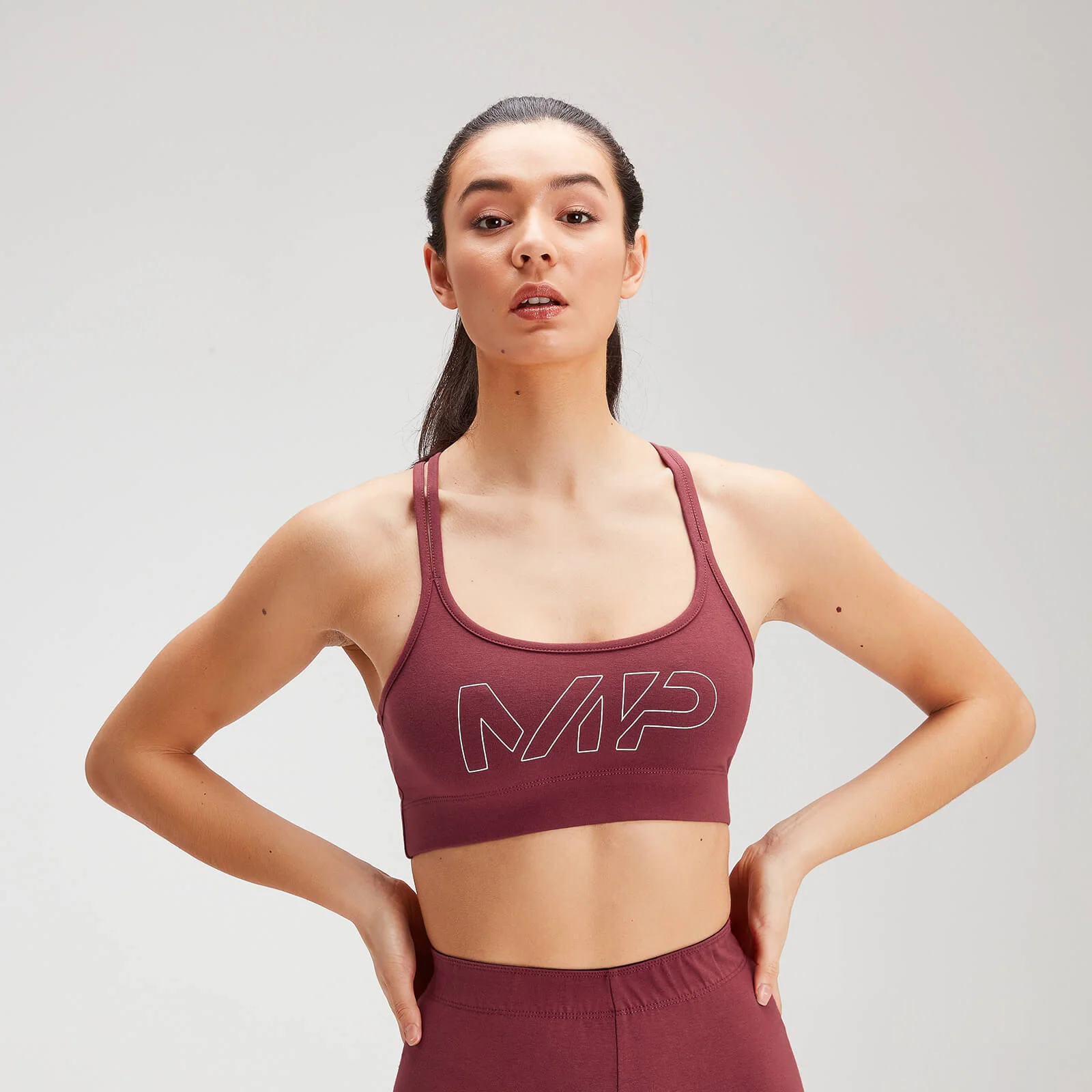 MP Originals Sports Bra til kvinder – Claret - XXS Billede 1