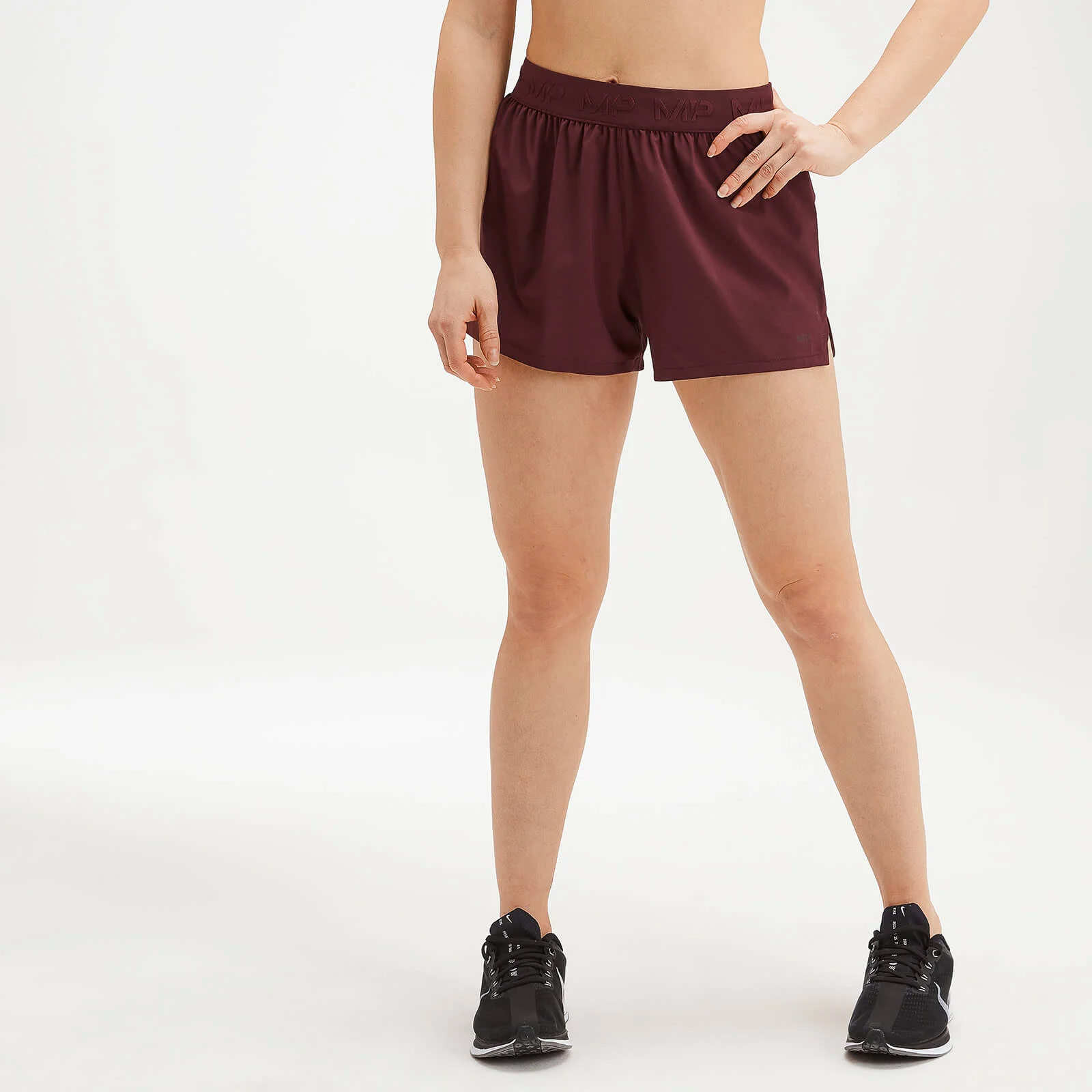 MP Women's Training Energy Shorts - Washed Oxblood - XXS Billede 1