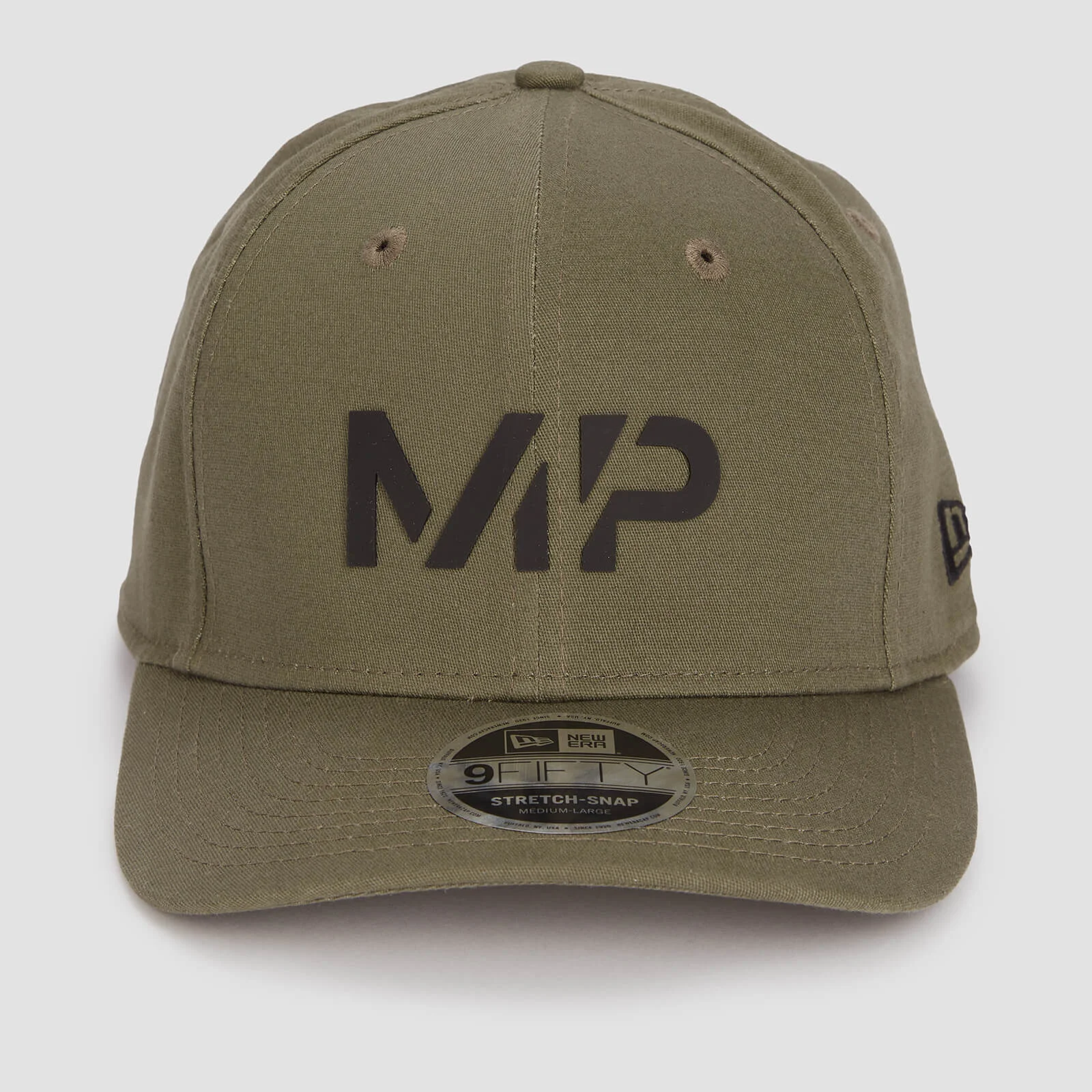 MP New Era 9FIFTY Stretch Snapback - Dark Olive/Black - S-M Billede 1