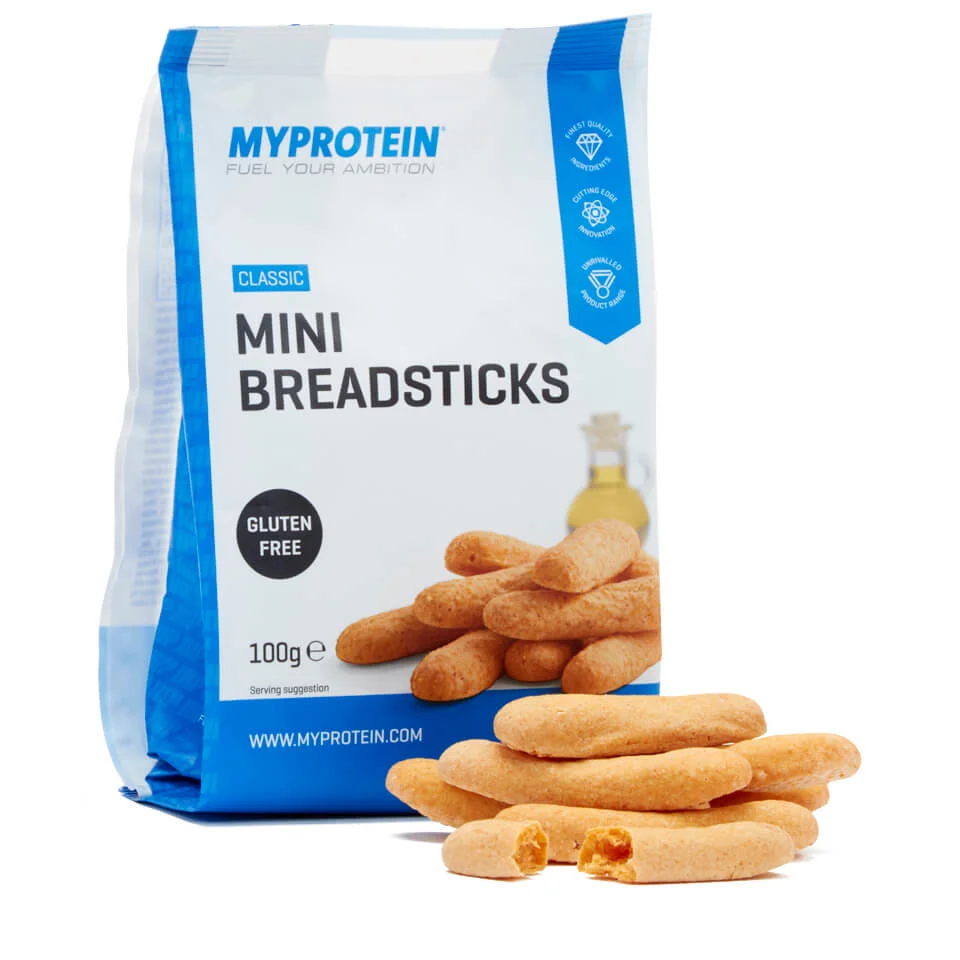 Glutenfri Mini Brødstænger - 100g - Klassisk Billede 1