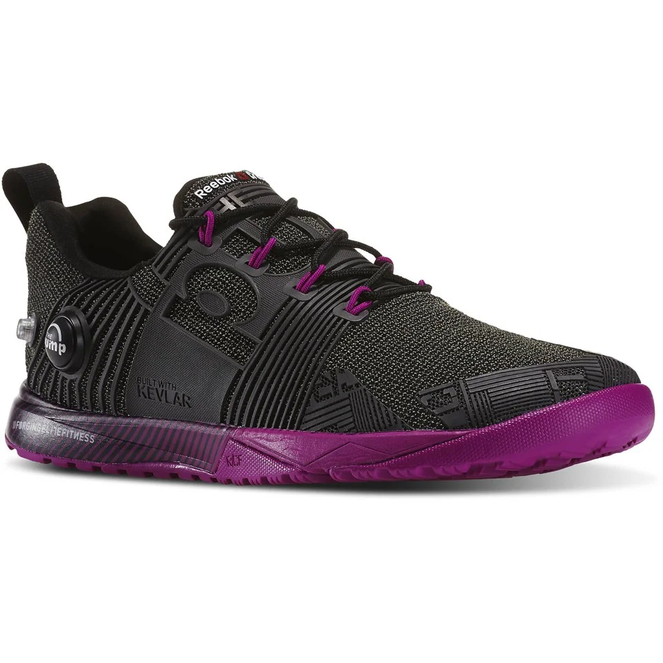 Reebok Women's CrossFit Nano Pump Fusion Trainers - Black/Purple Billede 1