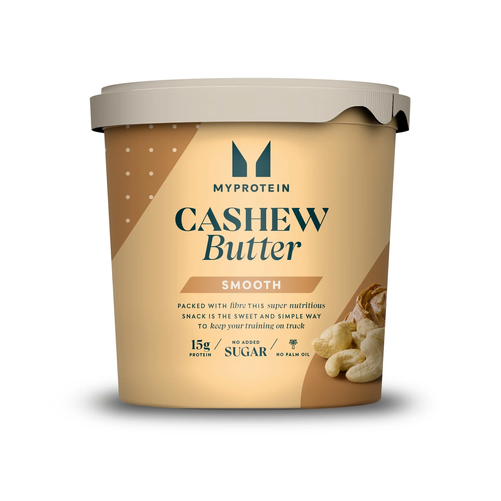 Naturlig Cashewsmør - 1kg - Original - Smooth Billede 1