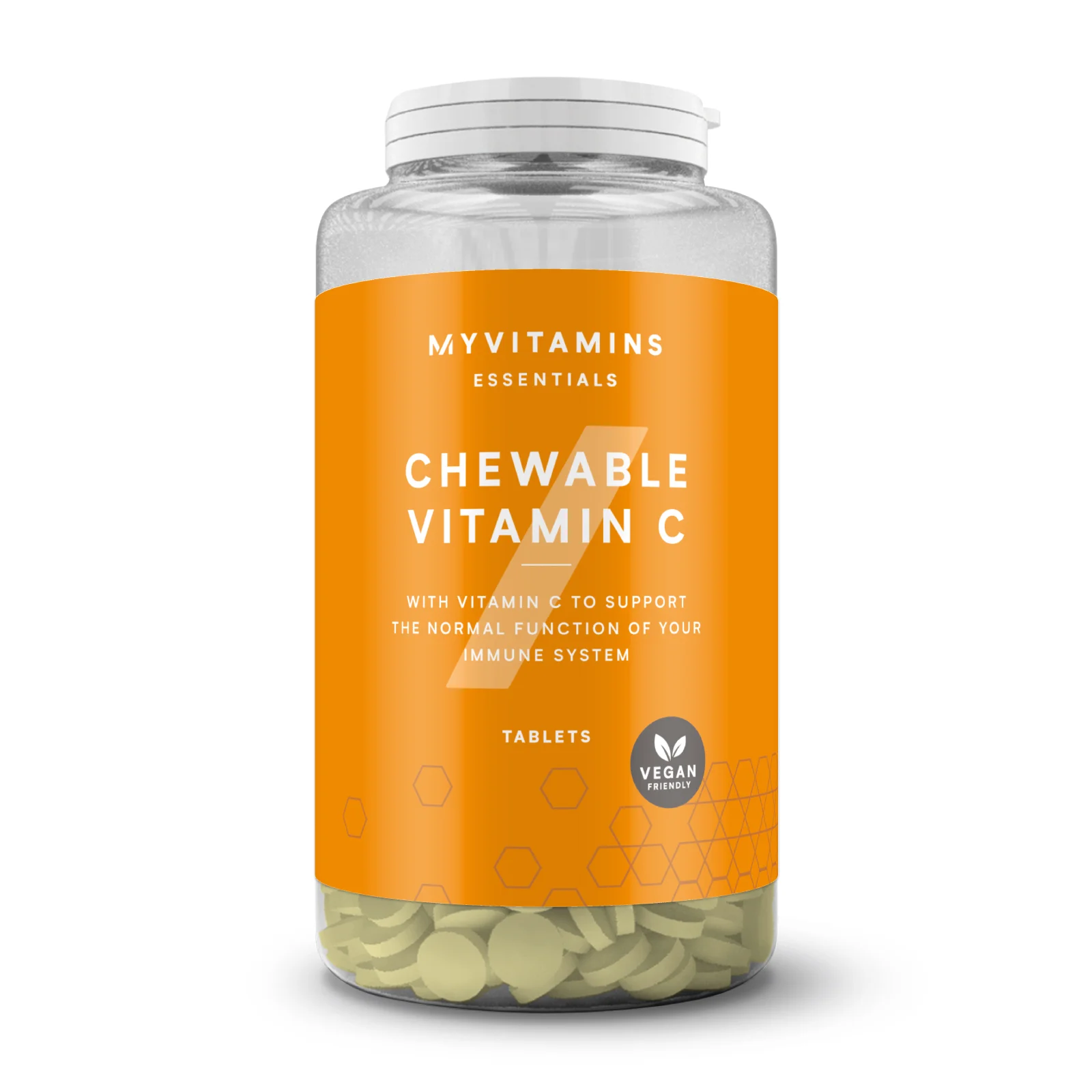 Vitamin C Tyggetabletter - 60tabletter - Appelsin Billede 1