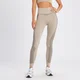 MP Contrast Rib Seamless Leggings til kvinder – Sesame/Sort