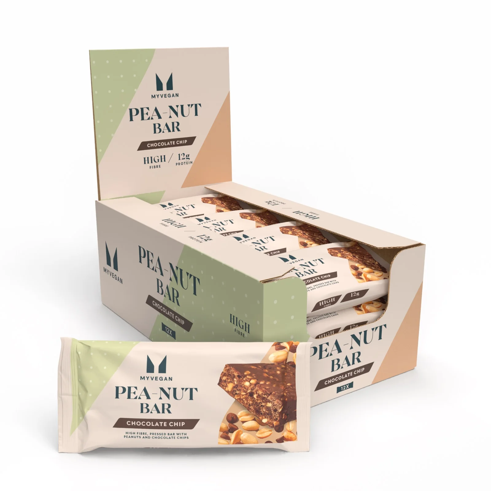 Pea-Nut Square - Chocolate Chip Billede 1