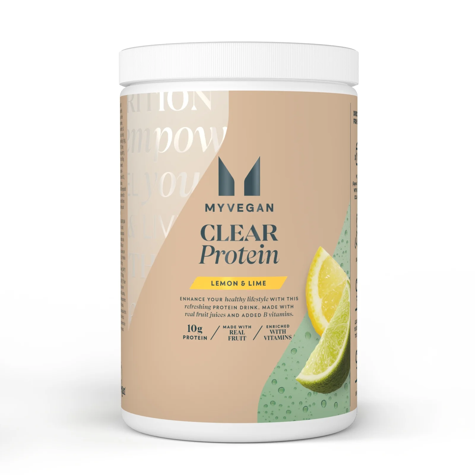 Clear Vegan Protein - 20servings - Citron & Lime Billede 1