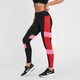 Power Colour Block Leggings - Sort/Danger