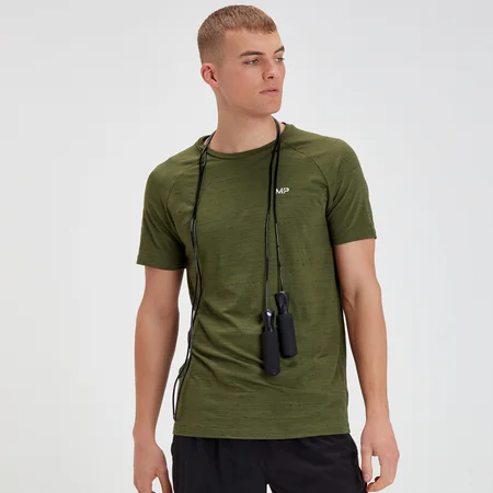 MP Performance Short Sleeve T-Shirt - Army Green/Sort