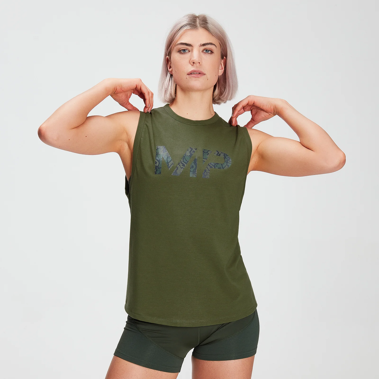 MP drirelease® Drop Armhole Tank til kvinder - Leaf Green - XS Billede 1