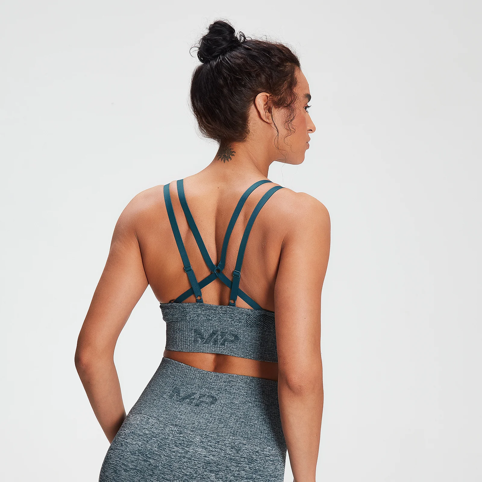 MP Training Seamless BH til kvinder - Deep Sea Blue - XXS Billede 1