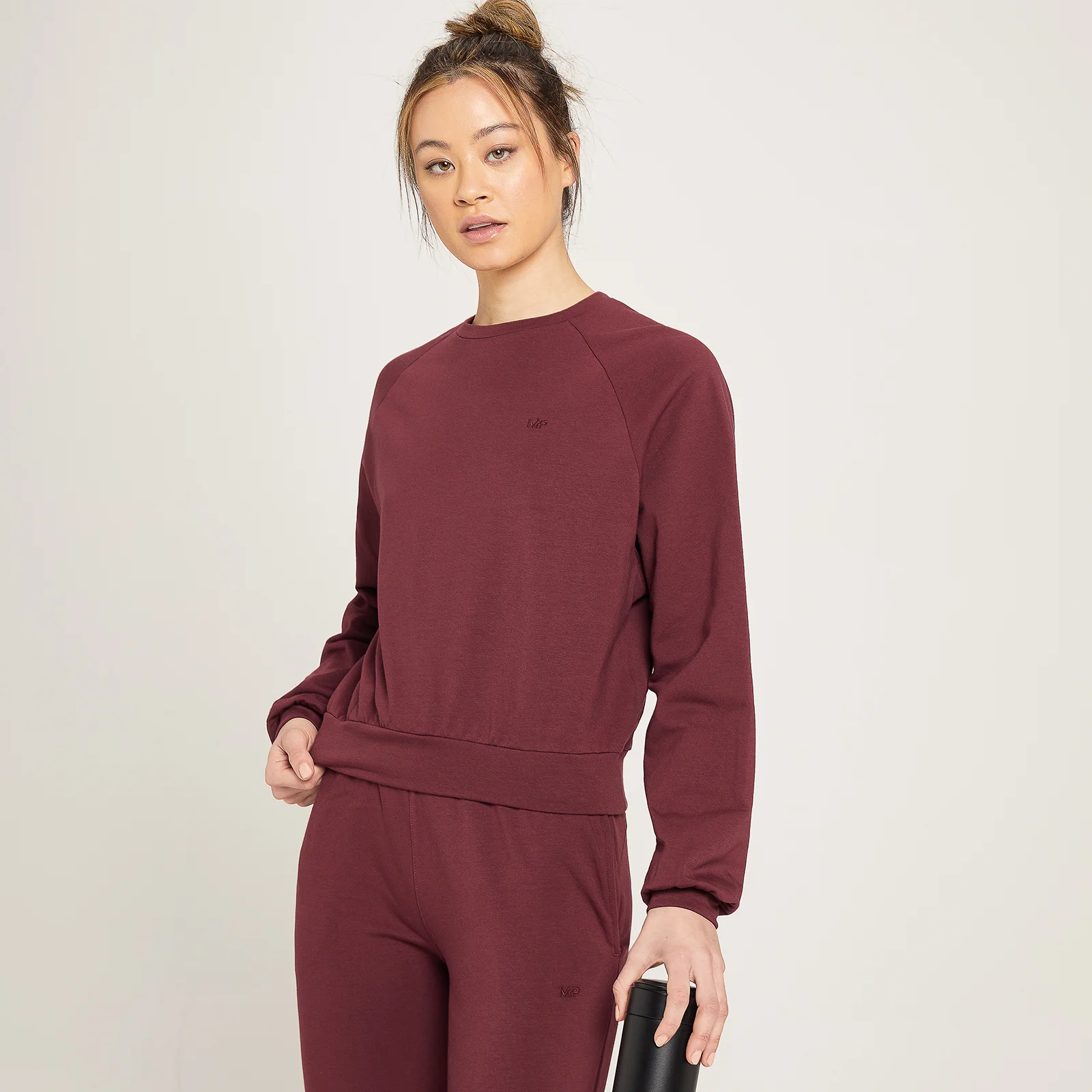 MP Women's Composure Sweatshirt- Washed Oxblood - XXS Billede 1