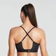 MP Women's Power Ultra Ultra Strappy Sports Bra - Sort