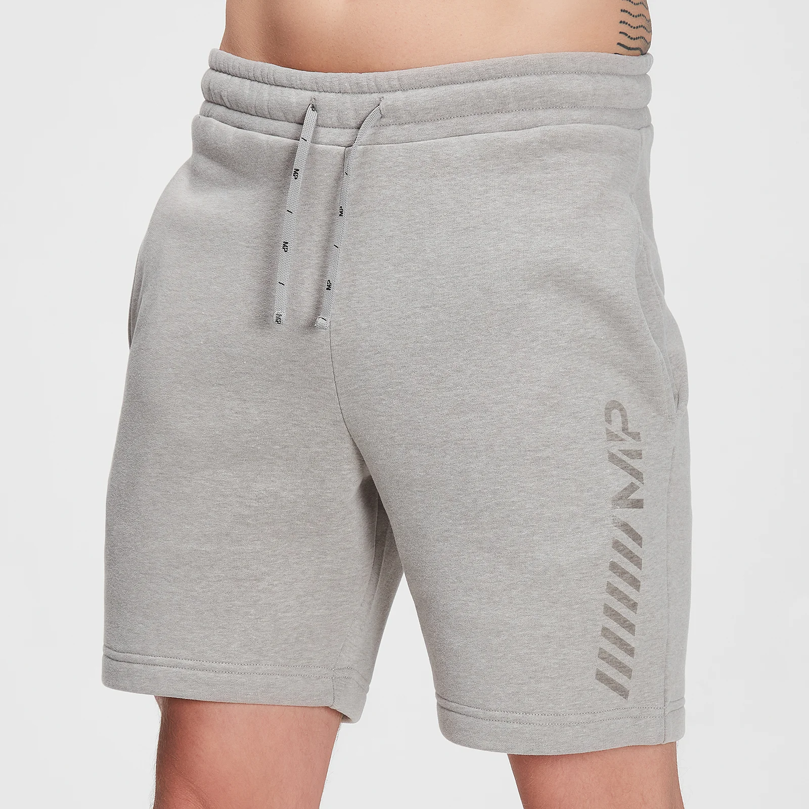 MP Tonal Graphic Sweatshorts til mænd – Storm Grey Marl - XXS Billede 1