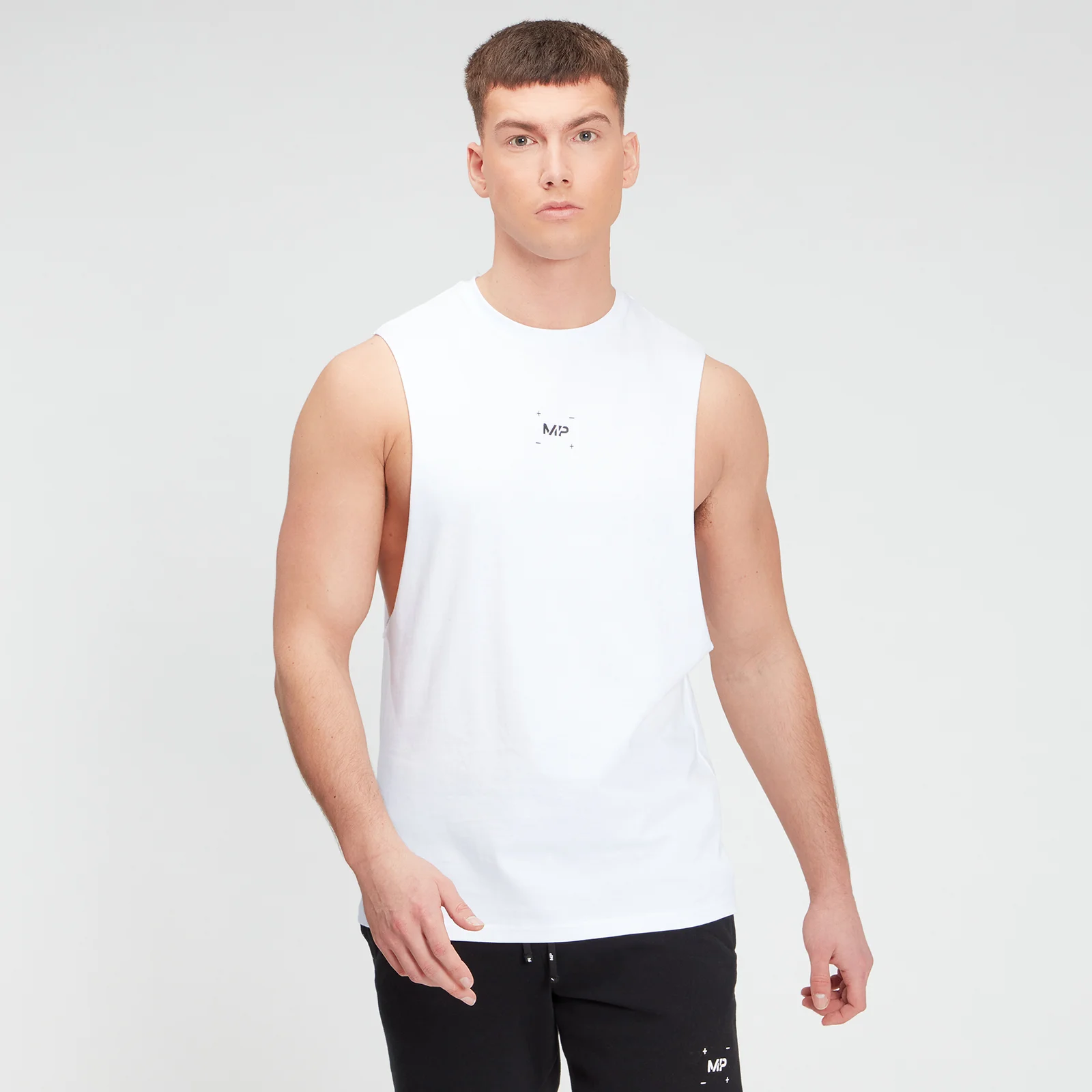 MP Men's Central Graphic Tank - White - XXS Billede 1