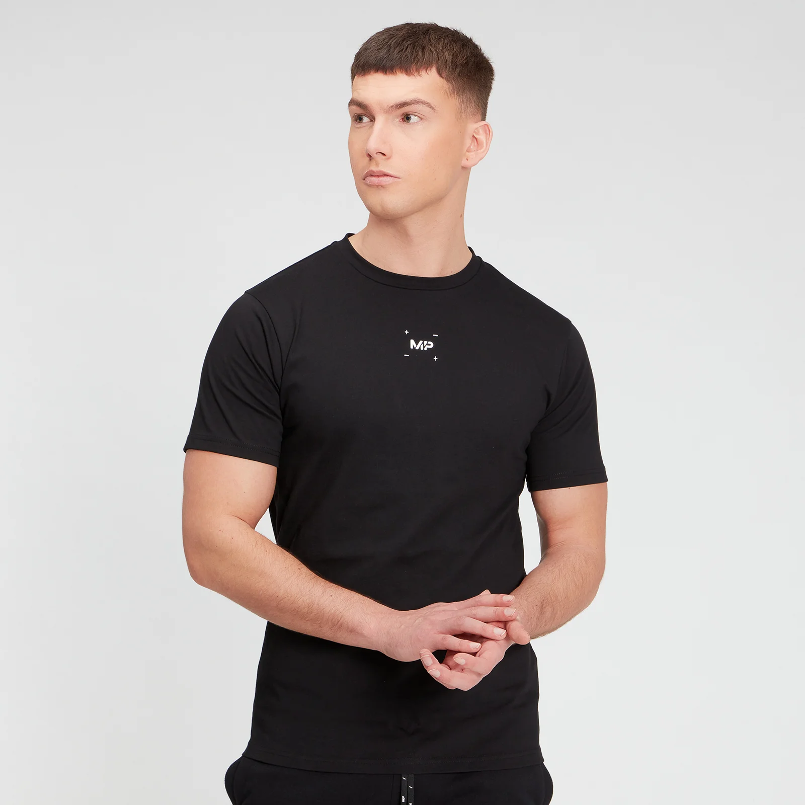 MP Men's Central Graphic Short Sleeve T-Shirt - Black - XXS Billede 1