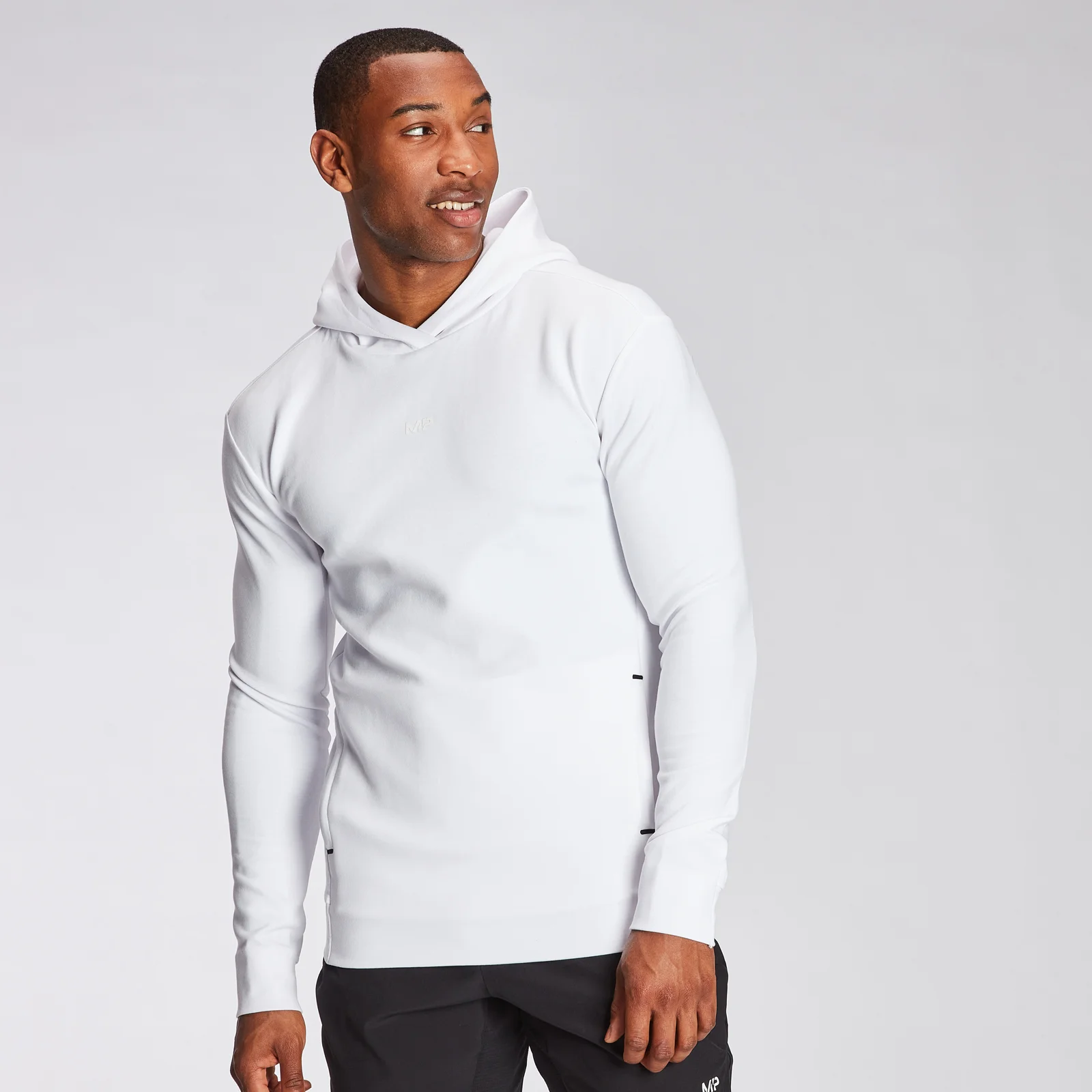 MP Men's Engage Hoodie - White - XXS Billede 1
