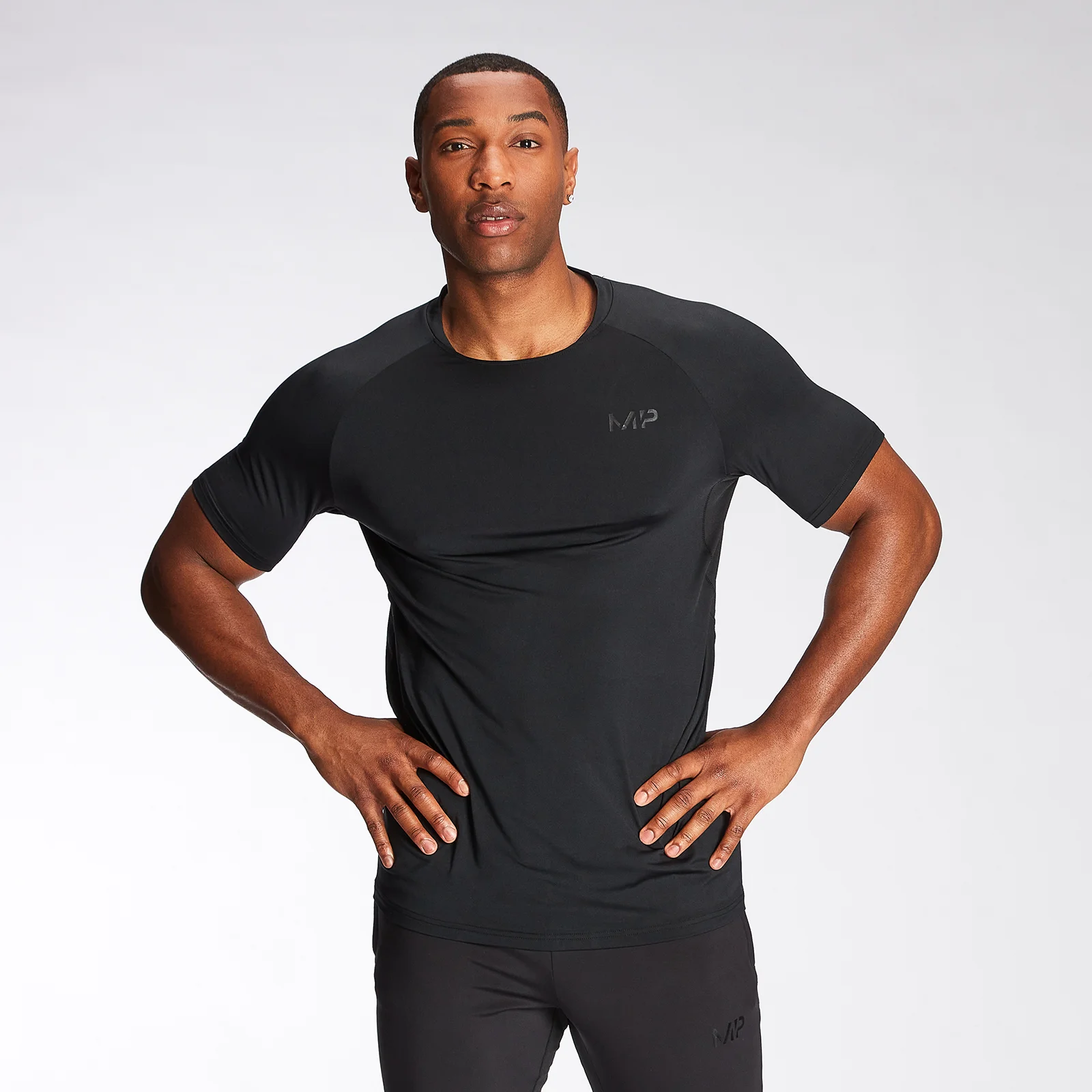 MP Men's Agility Short Sleeve T-Shirt - Black - XXS Billede 1