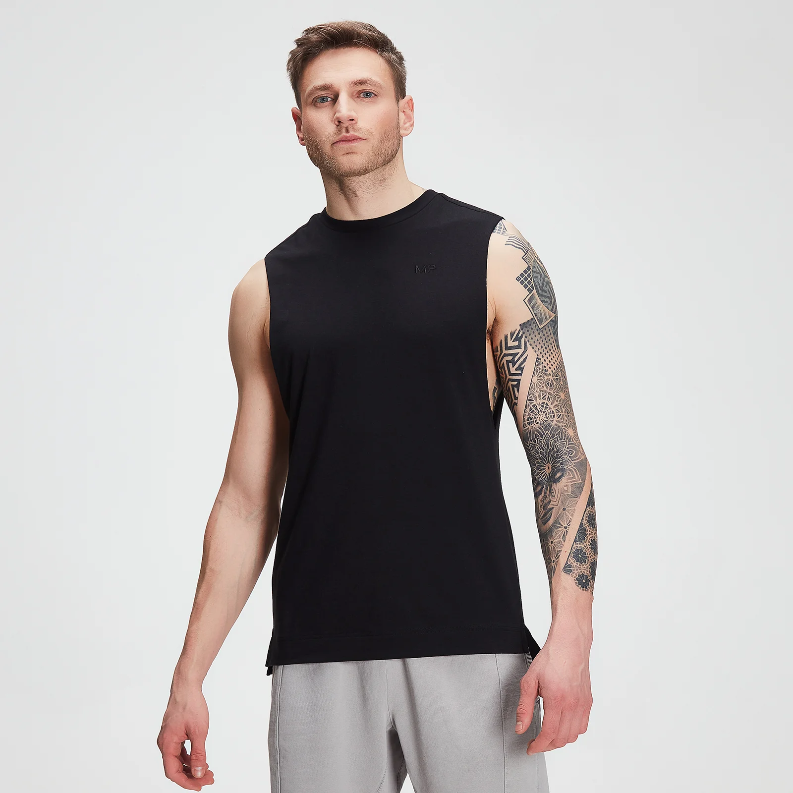 MP Training drirelease® Tank til mænd med droparmhul - Sort - XXS Billede 1