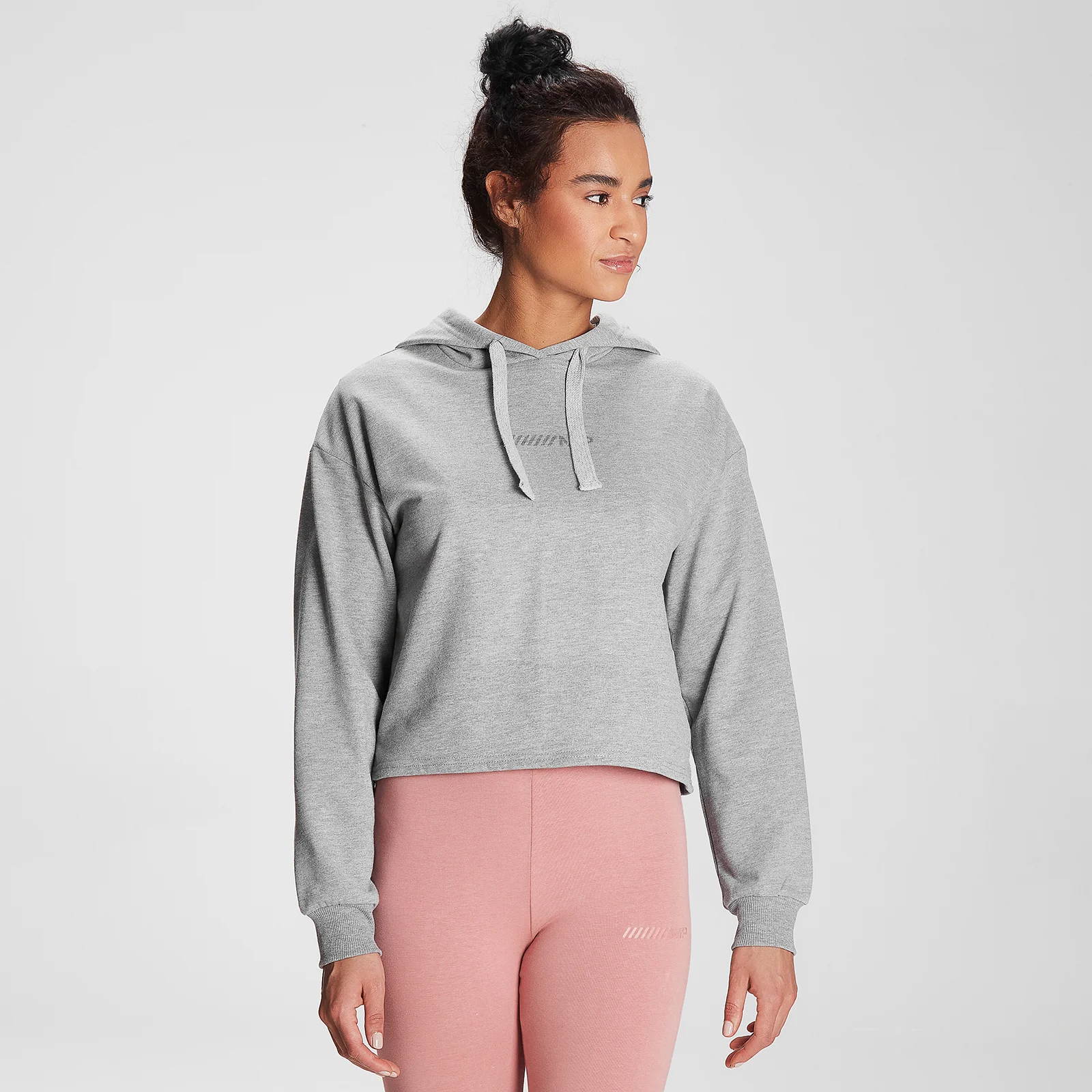 MP Tonal Graphic Hoodie til kvinder – Grey Marl - XXS Billede 1