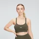 MP Women's Central Graphic BH - Mørk oliven