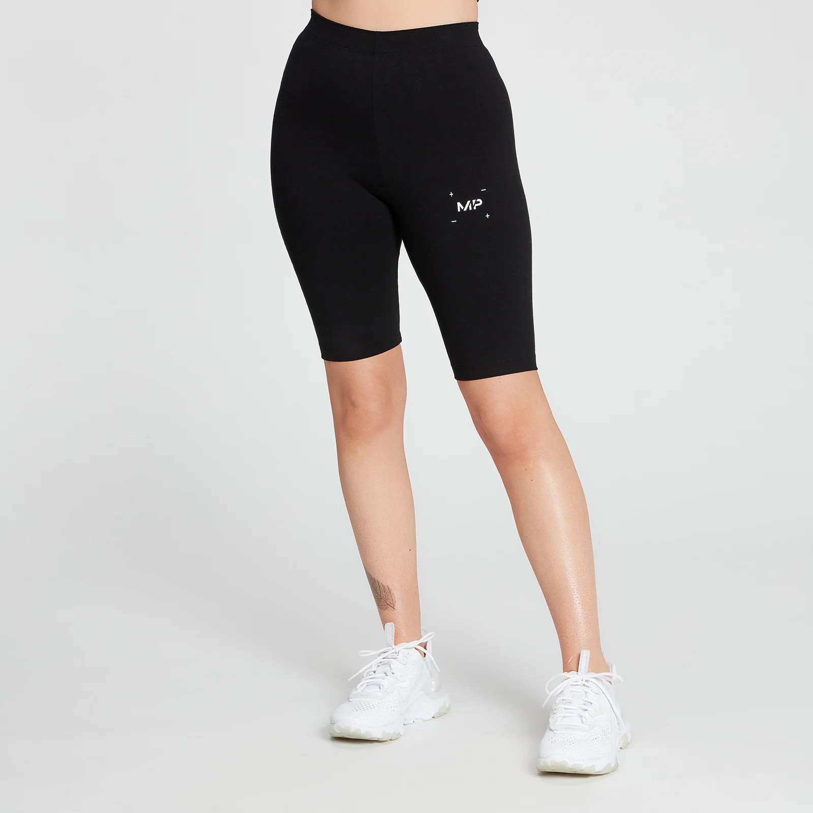 MP Women's Central Graphic Cycling Shorts - Black - XXS Billede 1
