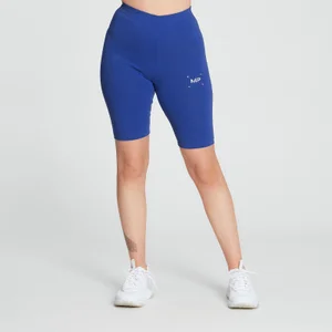 MP Women's Central Graphic Cycling Shorts - Cobalt - Size XXS