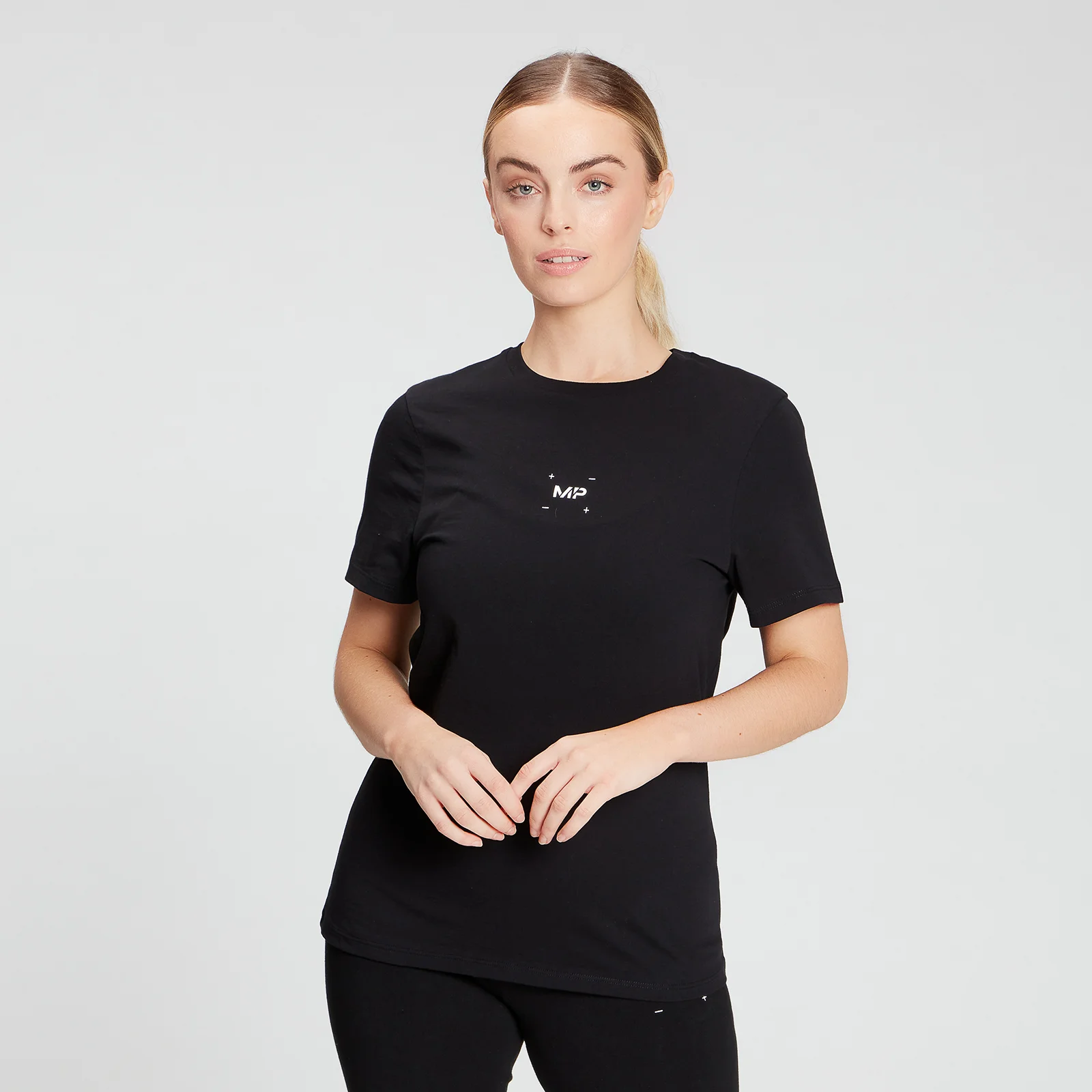 MP Women's Central Graphic T-Shirt - Black - XXS Billede 1