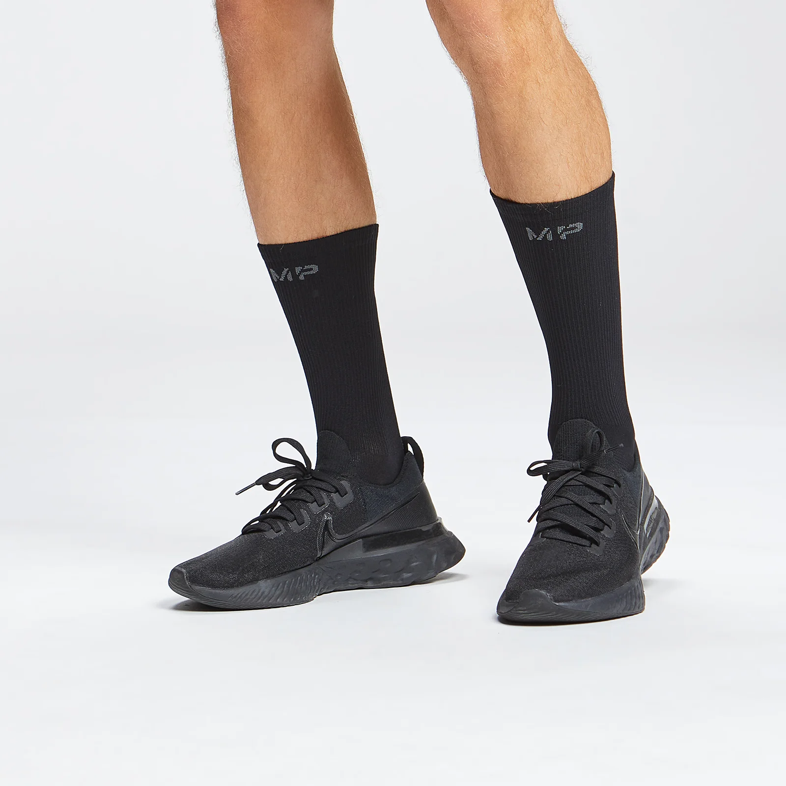 MP Unisex Agility Crew Socks - Sort - UK 3-6 Billede 1