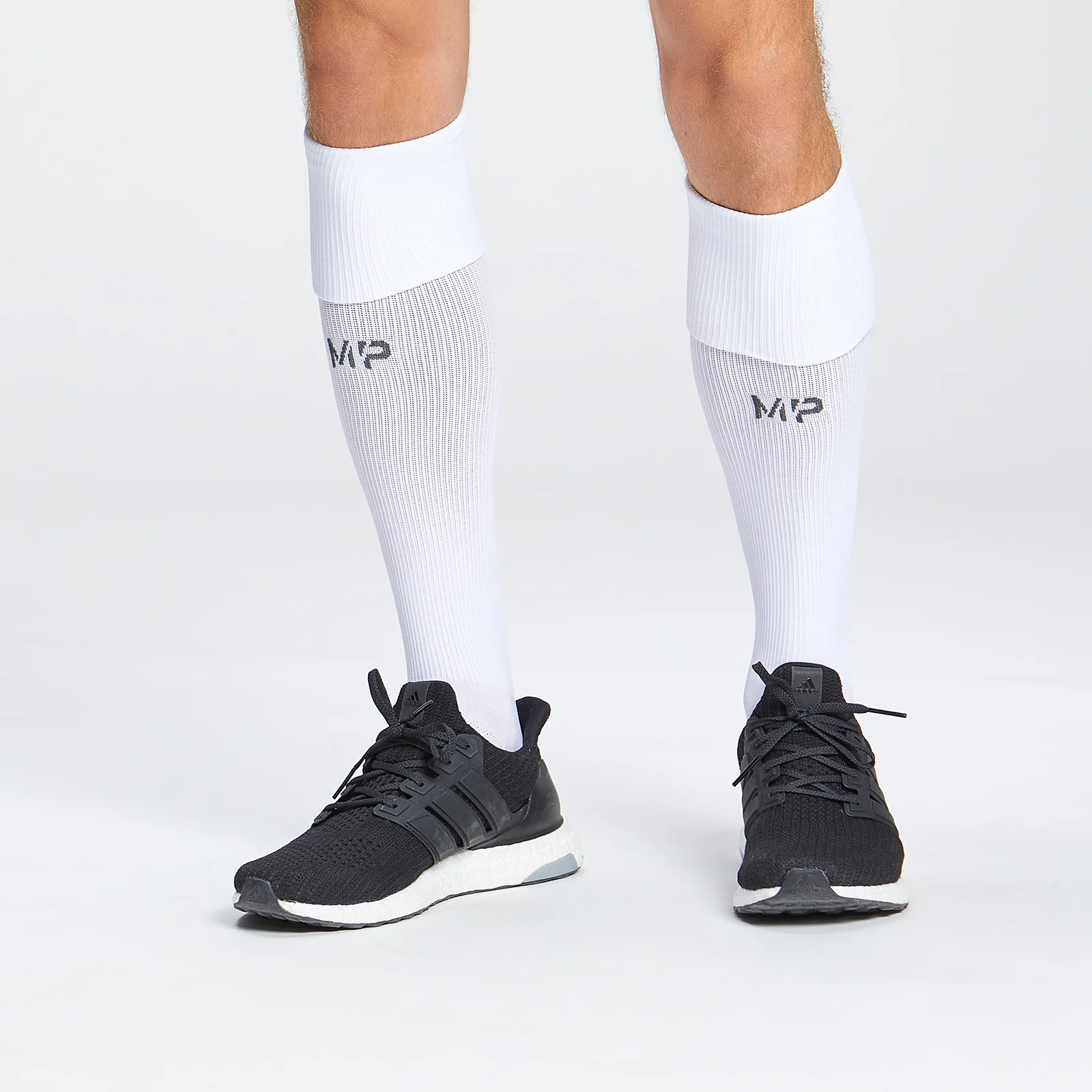 MP Full Length Football Socks – HVid - UK 3-6 Billede 1