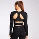 MP Power Long Sleeve Top til kvinder - Sort