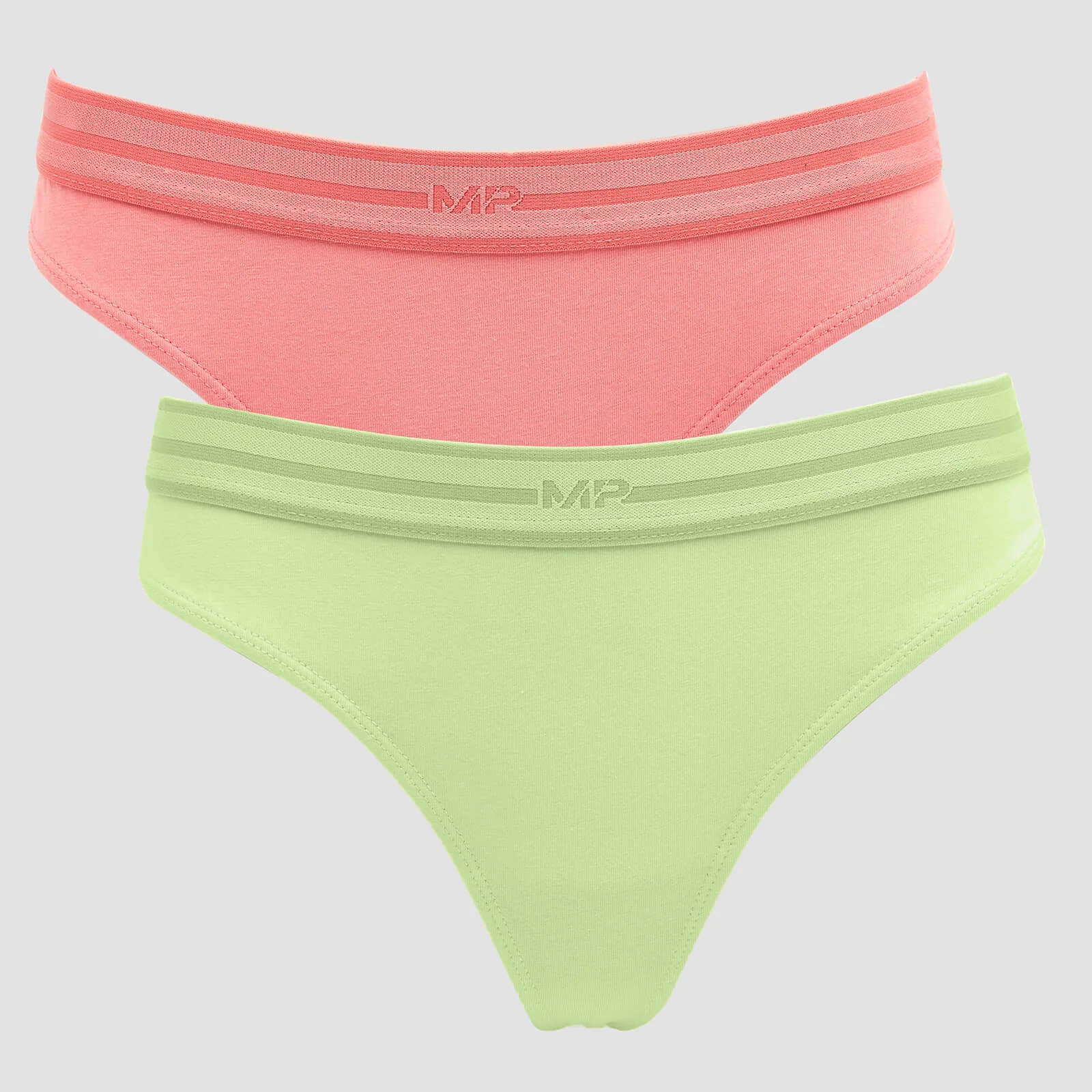 MP Women's Thong (2 Pack) Butterfly/Geranium Pink - XXS Billede 1