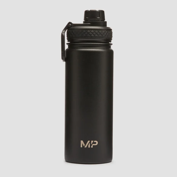 MP Medium Metalvandflaske – Sort – 500 ml