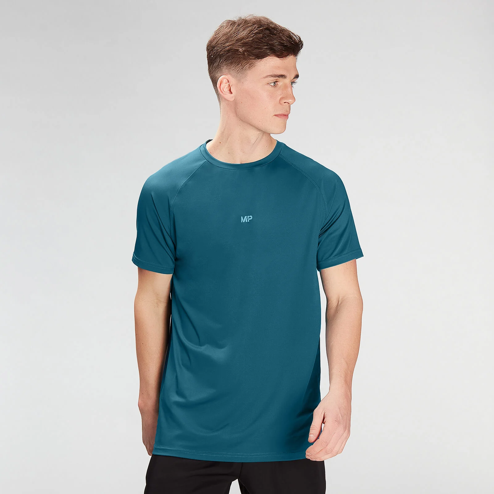 MP Limited Edition Impact Short Sleeve T-Shirt til mænd – Teal - XXS Billede 1