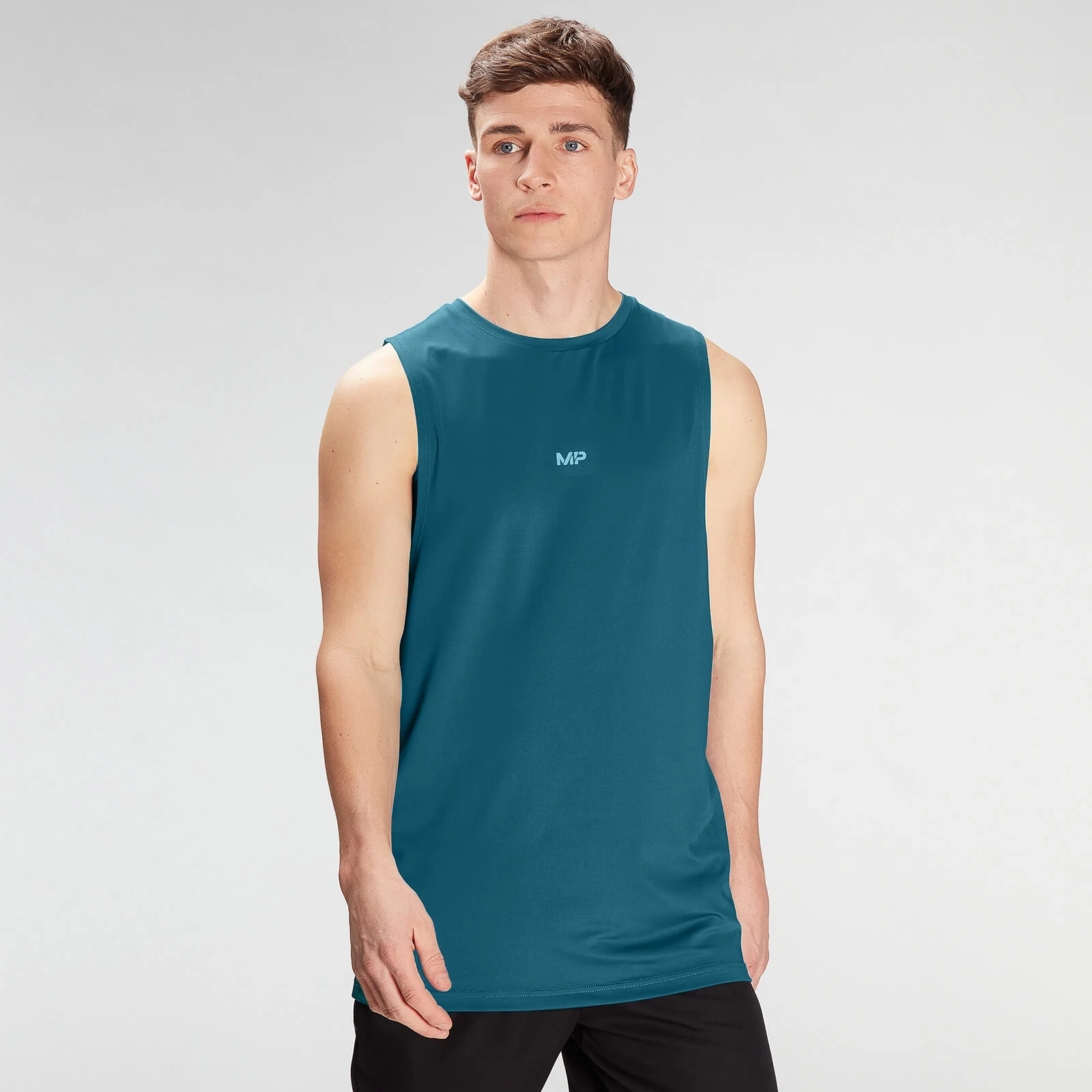MP Limited Edition Impact Training Tank til mænd – Teal - XXS Billede 1