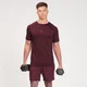MP Fade Graphic Training Short Sleeve T-Shirt til mænd - Washed Oxblood