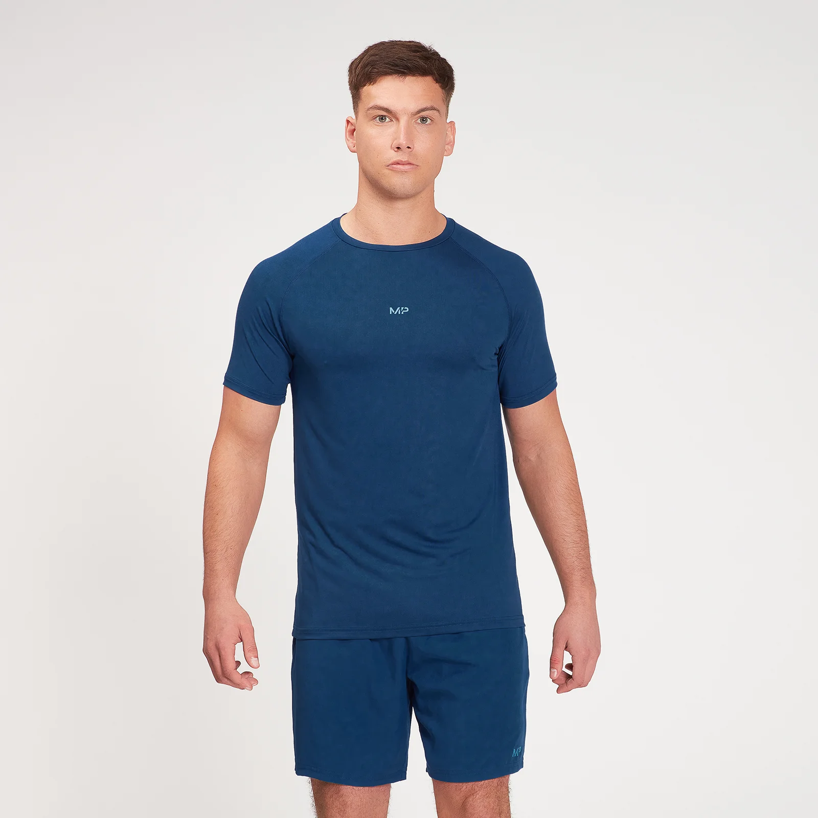 MP Fade Graphic Training Short Sleeve T-Shirt til mænd - Mørkeblå - XXS Billede 1