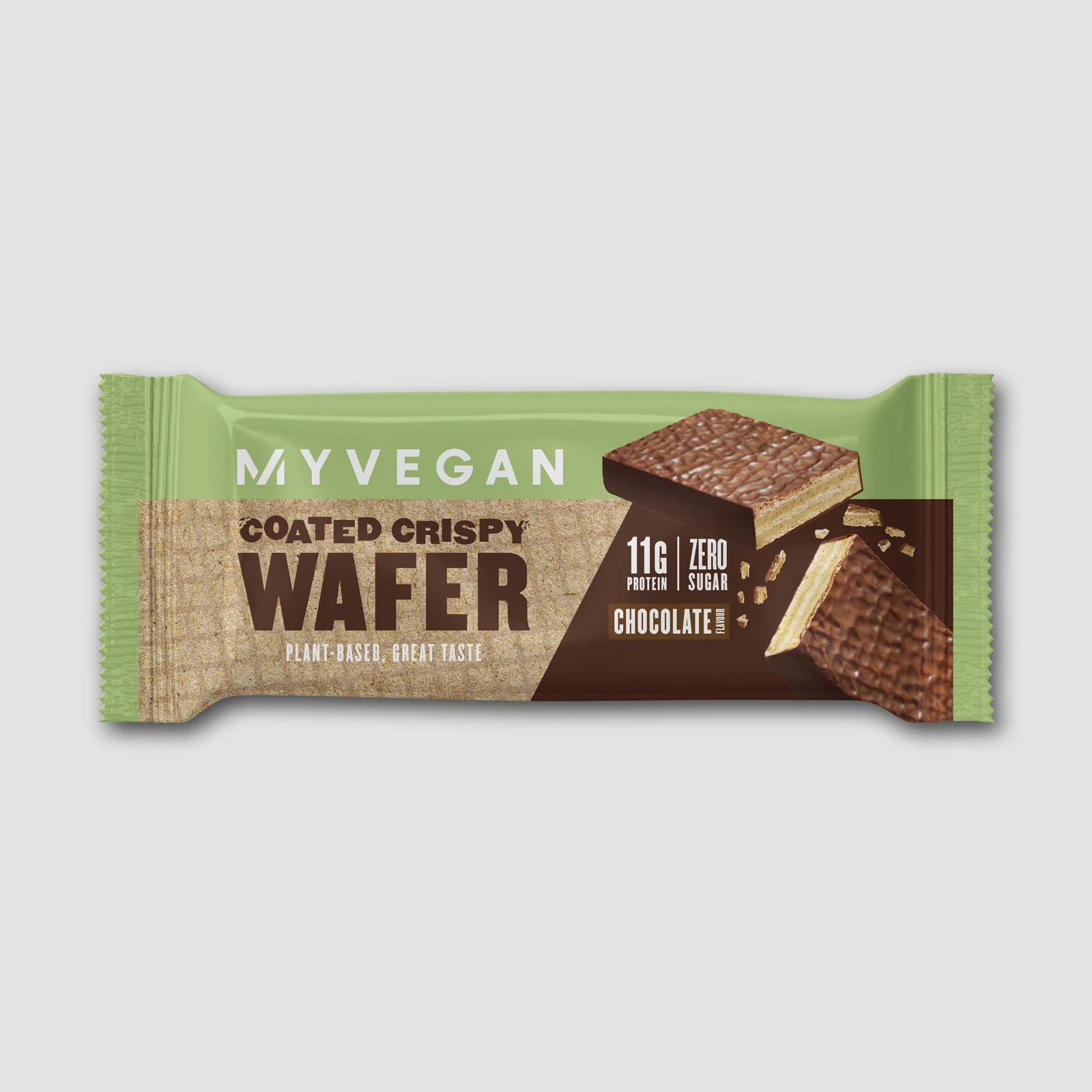 Vegan Coated Crispy Wafer - Chokolade Billede 1