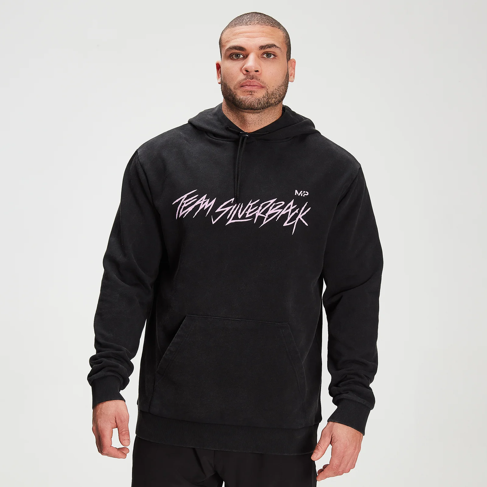 MP X Zack George Men's Washed Hoodie - Black - XXS Billede 1